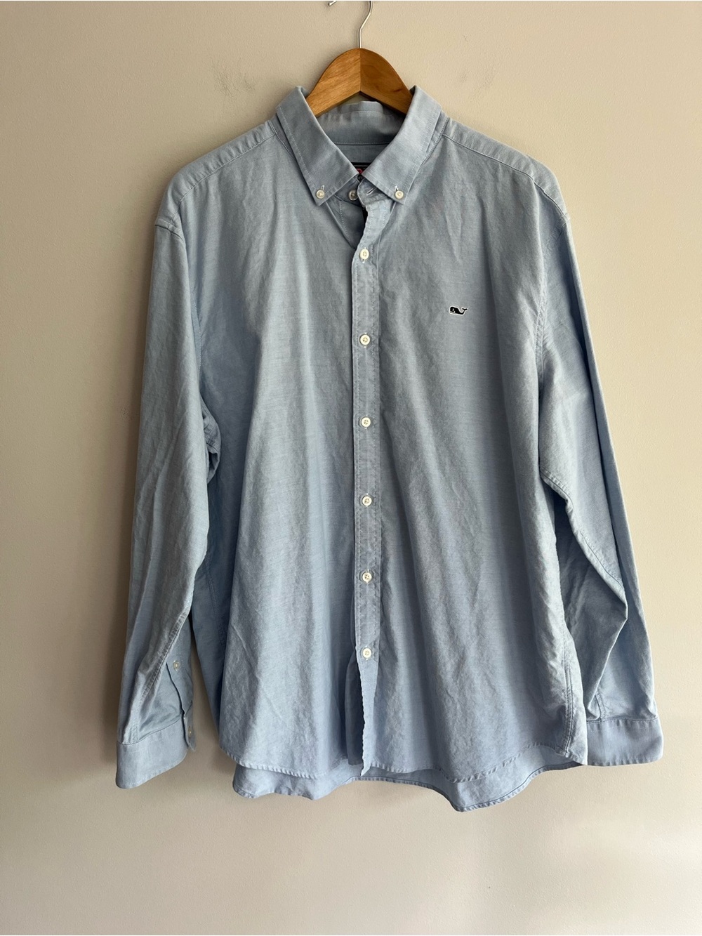 Vineyard Vines Chambray Whale Button-Down Shirt XL